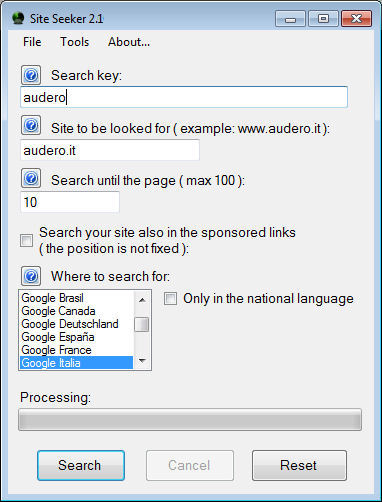 Windows 8 Site Seeker 2.2.2 full Windows 8 Site Seeker full